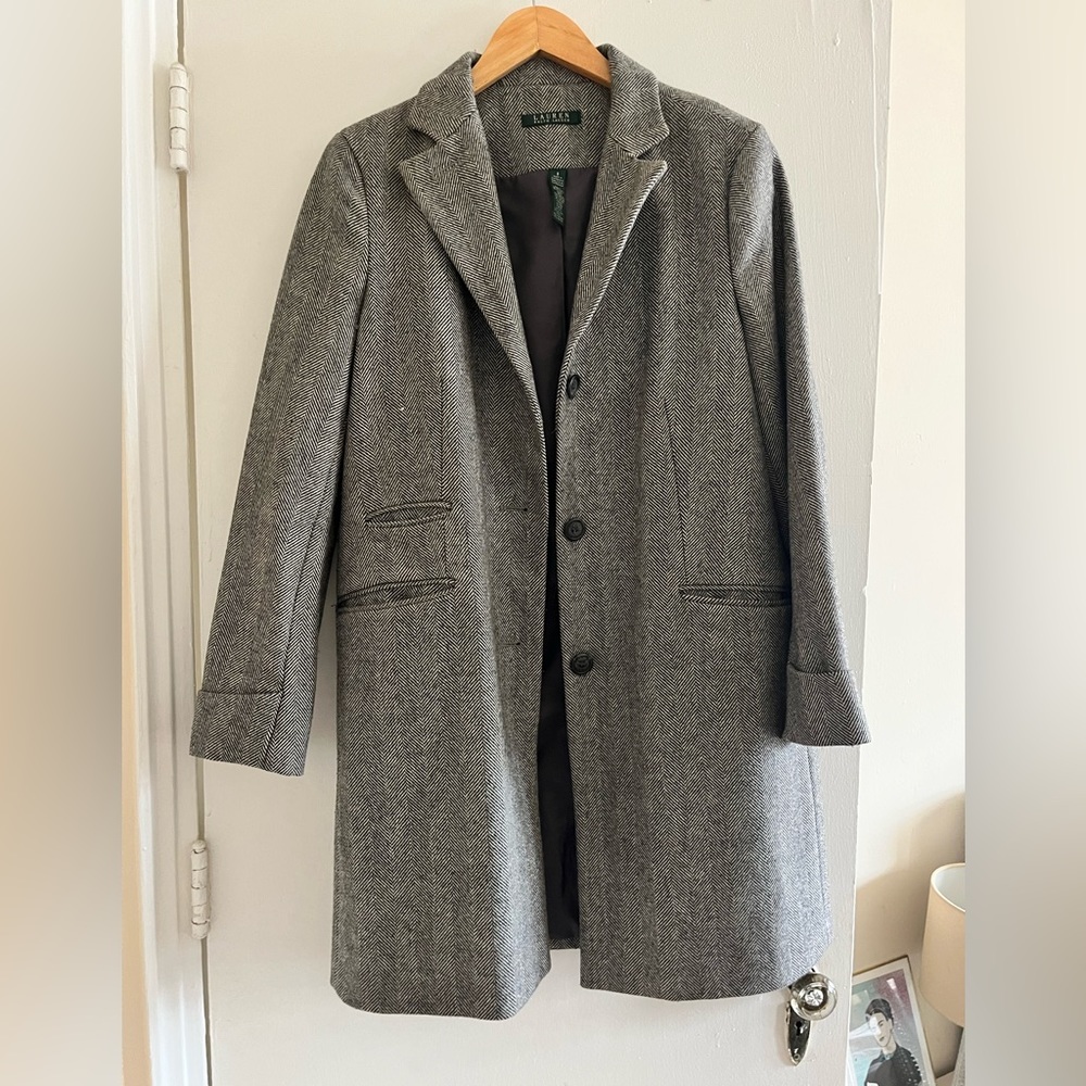 Grey Peacoat